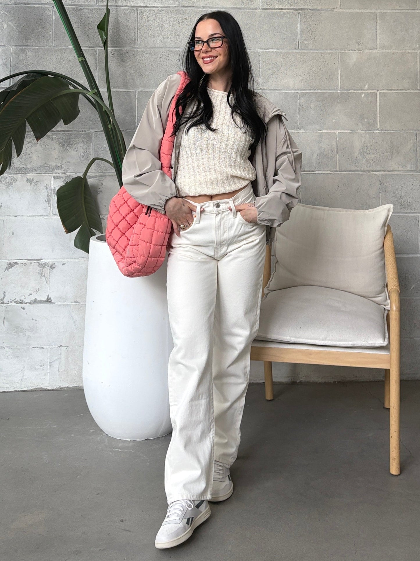 LEVI'S High Waisted Easy Dad Jeans