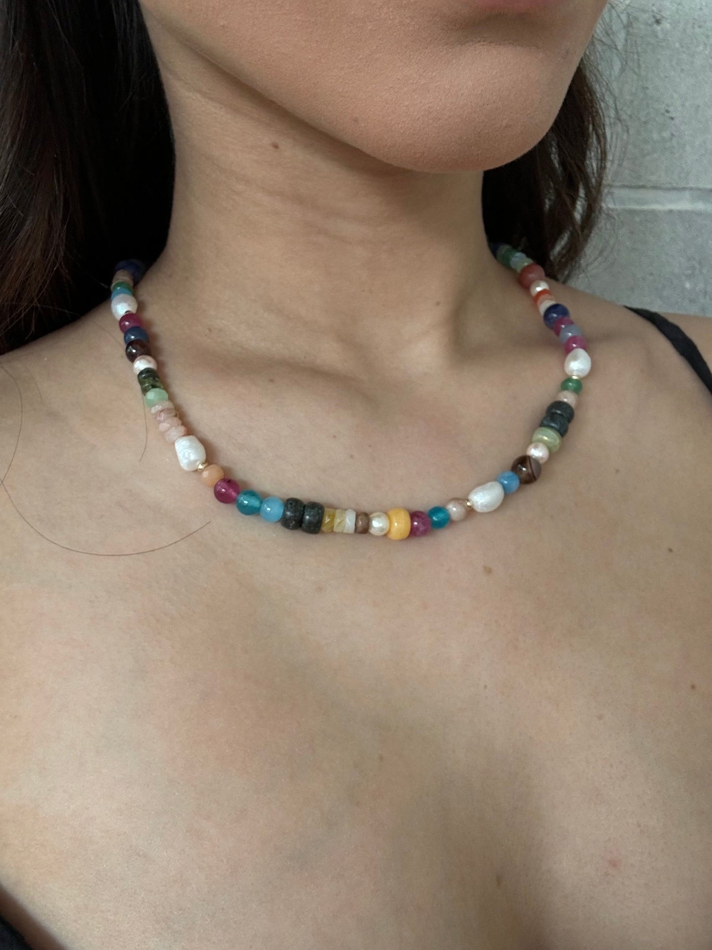 27 Mixed Bead Necklace